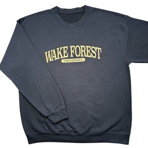 Wake Forest University Demon Deacons Logo Crewneck Sweatshirt Adult size M